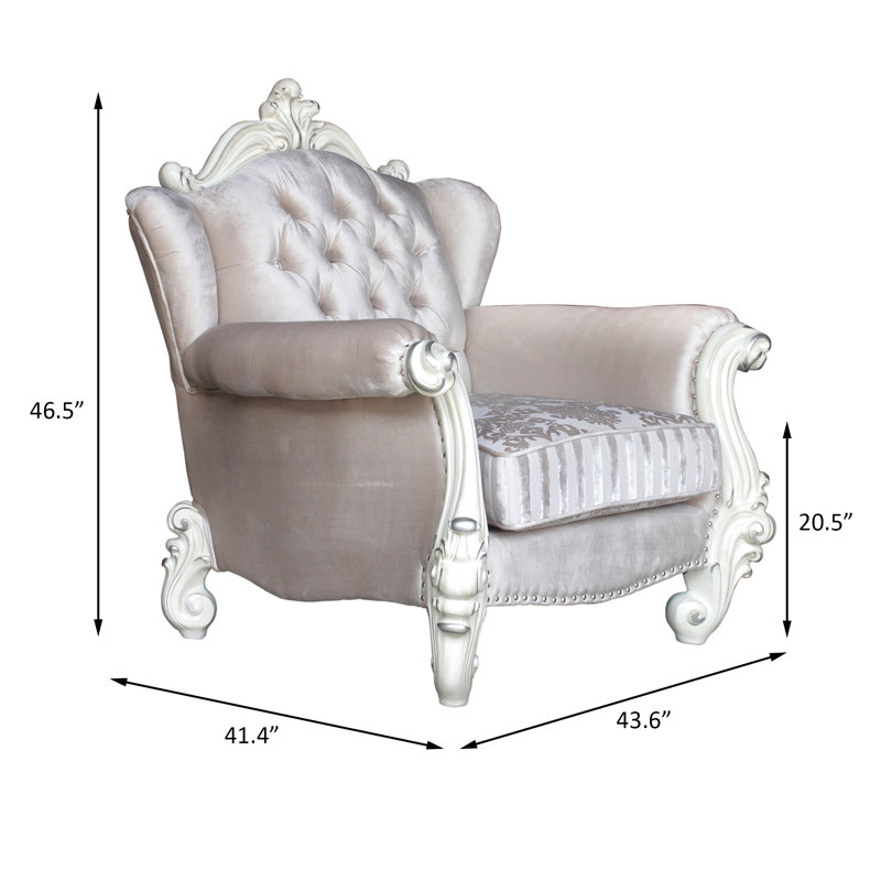 Versailles Upholstered Armchair, 43.6'' W
