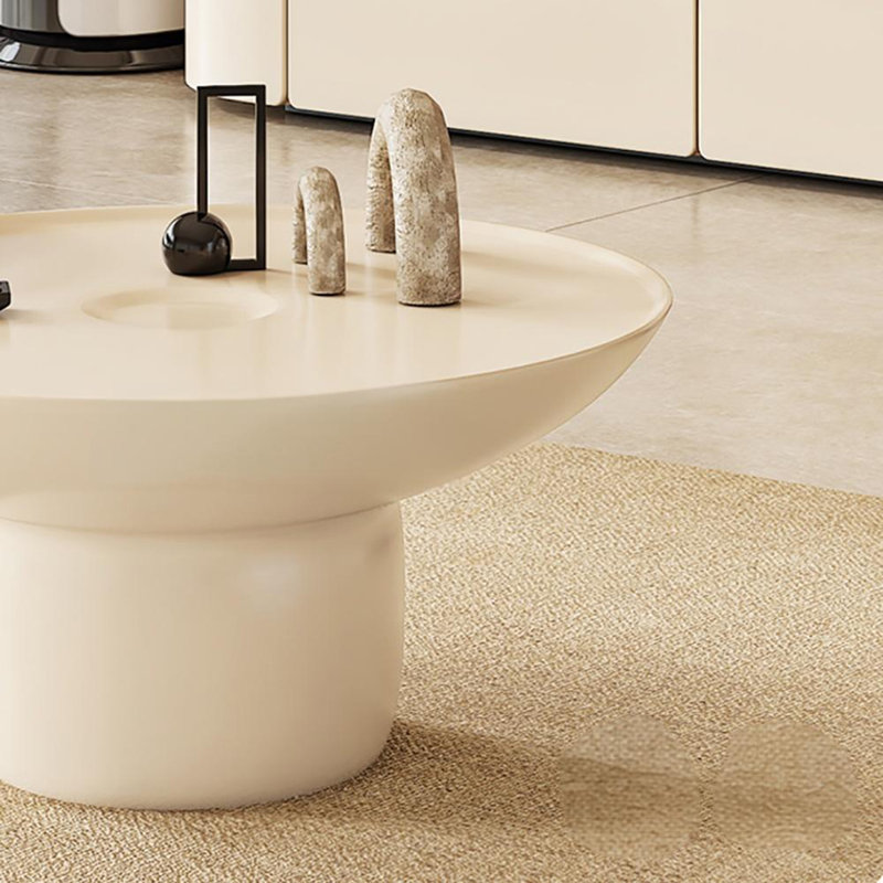 Cream style end table combination