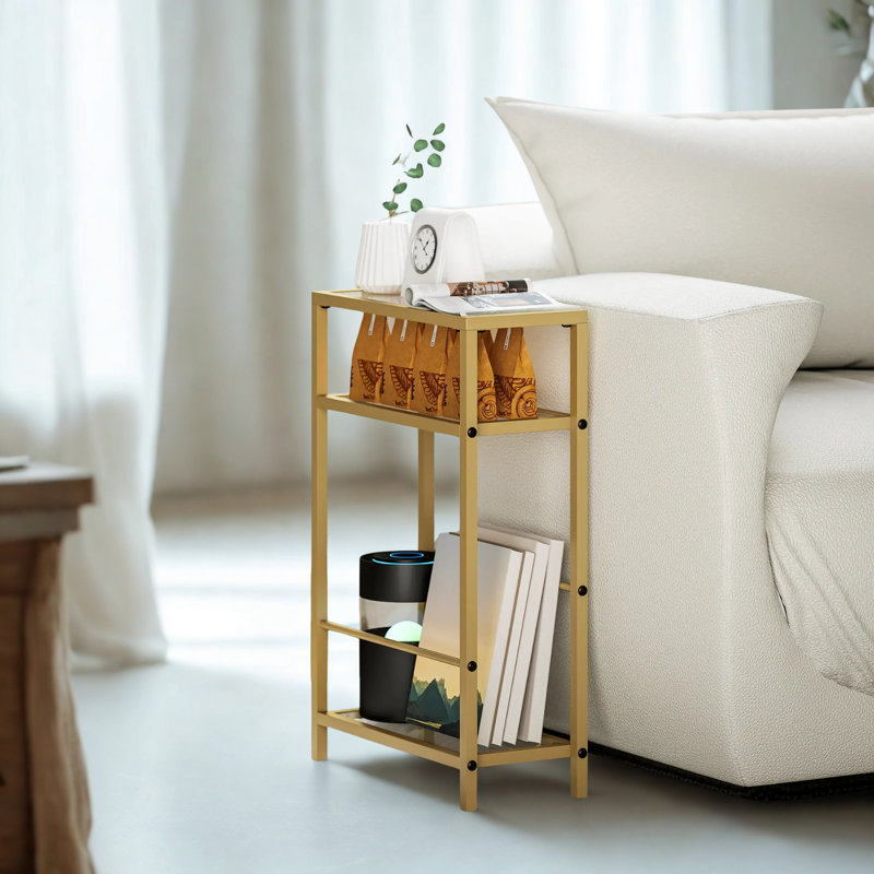 Glass Top End Table