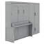 Lit escamotable mural avec placard-1350451816