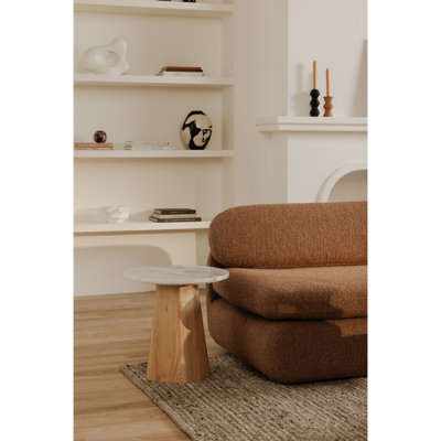 Table de bout en marbre Arlin