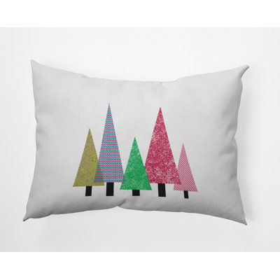 Patchwork Polyester Throw Pillow