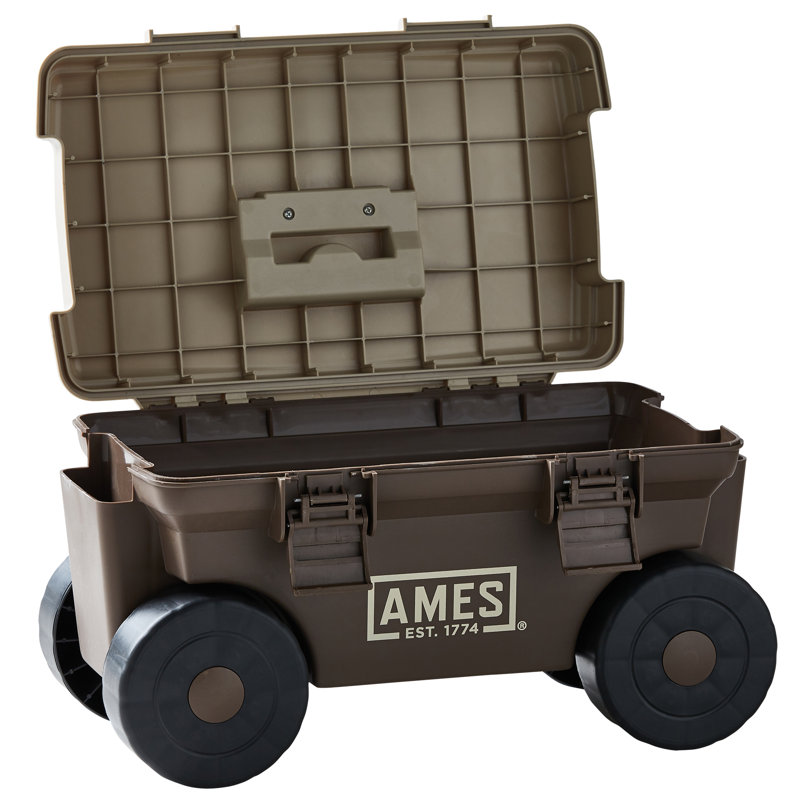 11.1'' H x 12.09'' W Utility Cart with Wheels