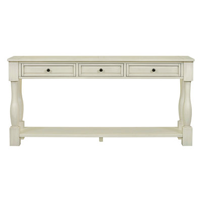 Cervantez Console Table Long Console Table with Drawers and Shelf,entryway table,sofa table