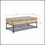 Table basse Brantley Oak & Sandy Gray