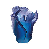 Tulip Handcrafted Crystal Table Vase