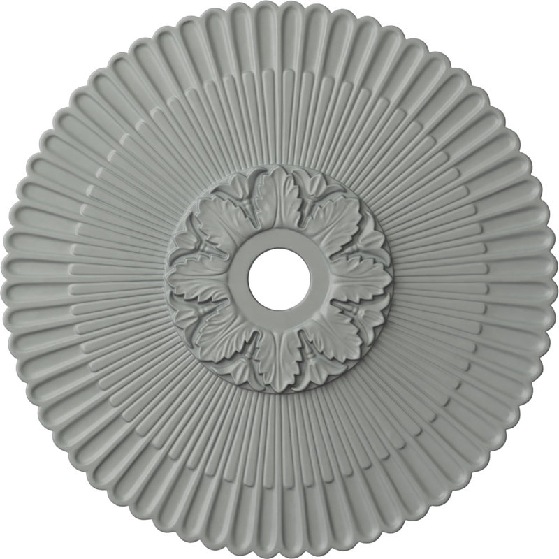 Médaillon de plafond Endurathane Melonie, DE 36 1/4 po x P 1 7/8 po (convient aux auvents jusqu'à 6 1/4 po), apprêté en usine