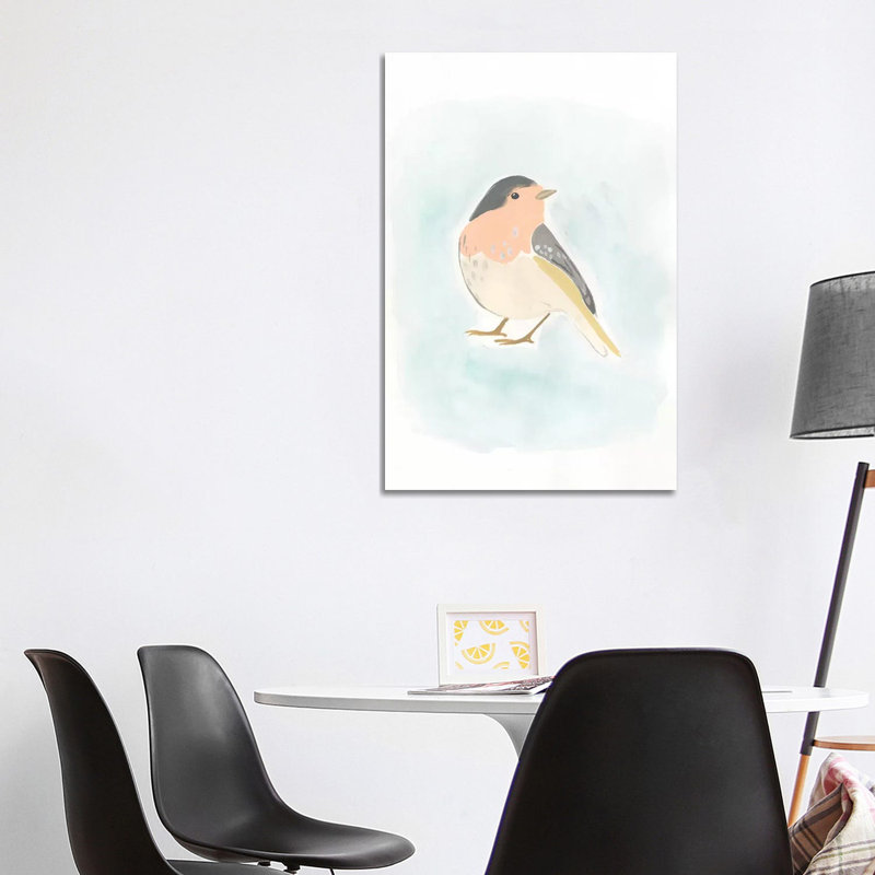 Dapper Bird III by June Erica Vess - Wrapped Canvas Painting, 101.6 cm H x 66.04 cm W x 1.91 cm D