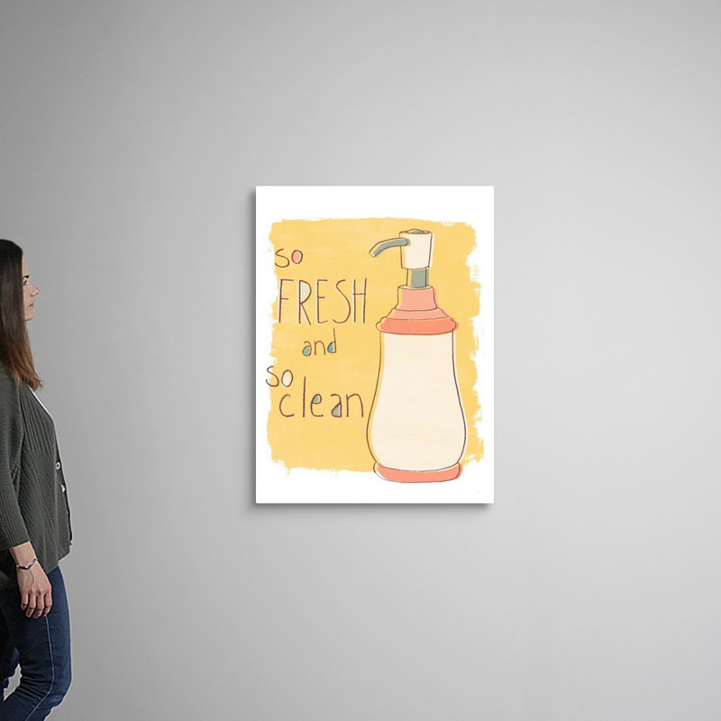 Potty Pun II - reproduction d'art sur toile, H 40 po x l 30 po x P 1,25 po, Toile tendue
