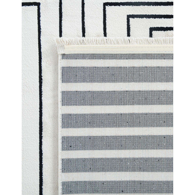 Kanoi Geometric Indoor Rug, Rectangle 5'3" x 8'
