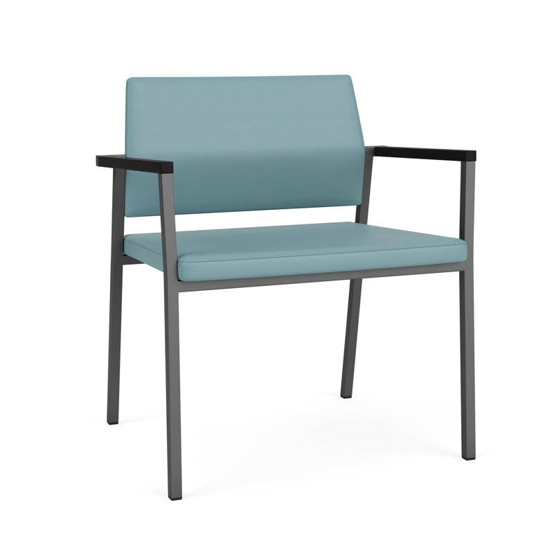 Fauteuil de réception Avon Rx, Vinyle Sentry Channel, Gris anthracite