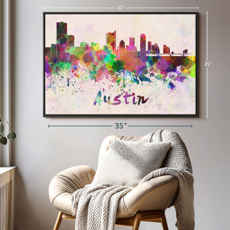 Austin Austin, impression sur toile, H 25 po x l 37 po