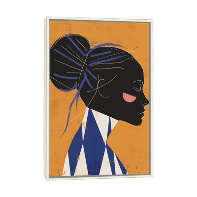 «Woman Color II», reproduction d'art sur toile encadrée