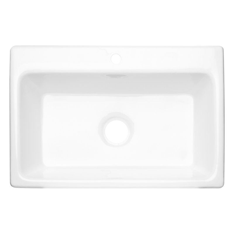 Palazzo 33" L Drop-In Kitchen Sink, 1 hole