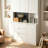 74" Freestanding Kitchen Pantry Cabinet Cupboard with 6 Doors,3 Shelves and 2 Drawer-62110301