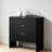Accent Cabinet, Entryway Storage Cabinet with 3 Storage Drawers,  Storage Cabinet, 30In Cabinet With 3 Drawers Wavy Pattern Modern Bedside Cupboard Dressing Table For Bedroom Living Room Hallway Black-1076473480