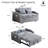 Versatile Convertible Sofa Bed with Advanced Features for Small Spaces
