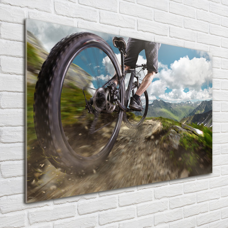 Mountain Biking - Unframed Art Prints on Glass