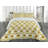 Flower Polyester Floral Coverlet