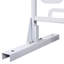 Écrans d'intimité pour l'extérieur 76 po x 48 po, blanc - pour patio, balcon confort Écrans en métal 48 po x 76 po, pour terrasse, décor de jardin-121639215