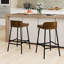Reinke Counter Stool with Metal Frame