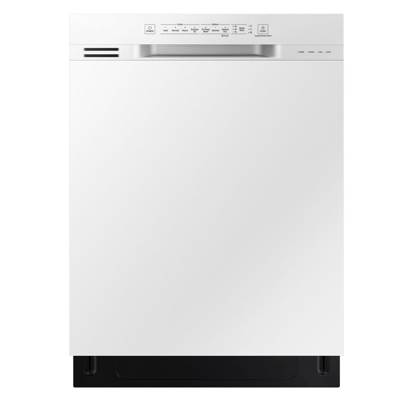 Lave-vaisselle 24 po 51 dBA avec intérieur hybride, Blanc