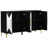 Modern Cabinet With Construction - Spacious Shelves & Chic Four-door Triangular Pattern Versatile-1953764371-1953764368