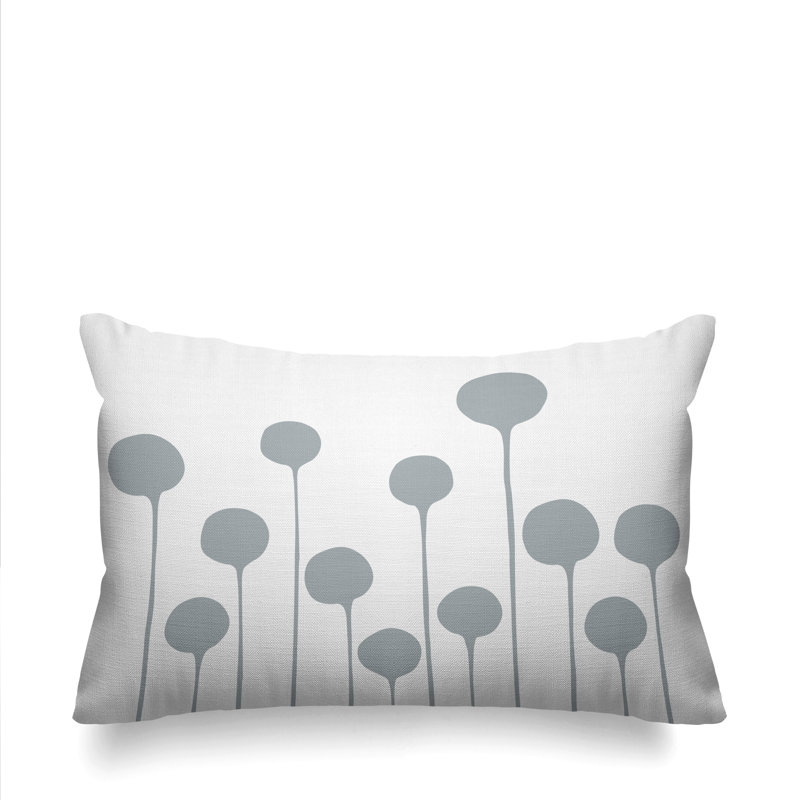 Coussin décoratif intérieur / extérieur Whitfield, gris