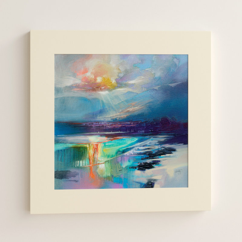 Arran Shore - No Frame Print, Paper, White, 60cm H x 60cm W