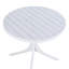 Tables de patio durables, rondes modernes en polypropylène 35,4 po pour la maison