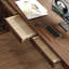 Bureau double caisson en L en bois massif avec 5 tiroirs et bureau-1040572397-1040572396