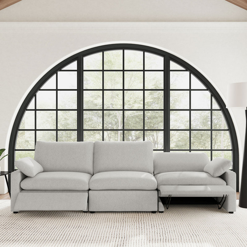 Hollander Grey Modular Power Reclining Sofa