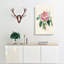 Illustration of a Pink Peony - Wrapped Canvas-55359342