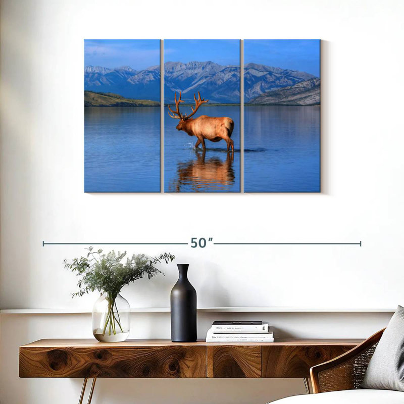 Jasper Lake Elk, 24" H x 38" W