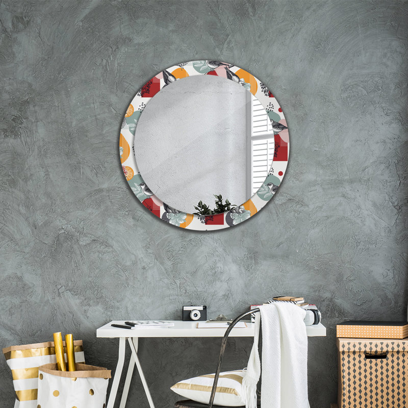 Huldar Glass Flat Wall Mirror
