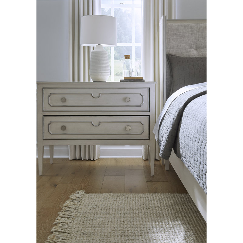 Camille 2 Drawer 44" W Dresser, Pewter