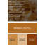 Aquarelle abstraite 95, art mural sur toile brune-944437865