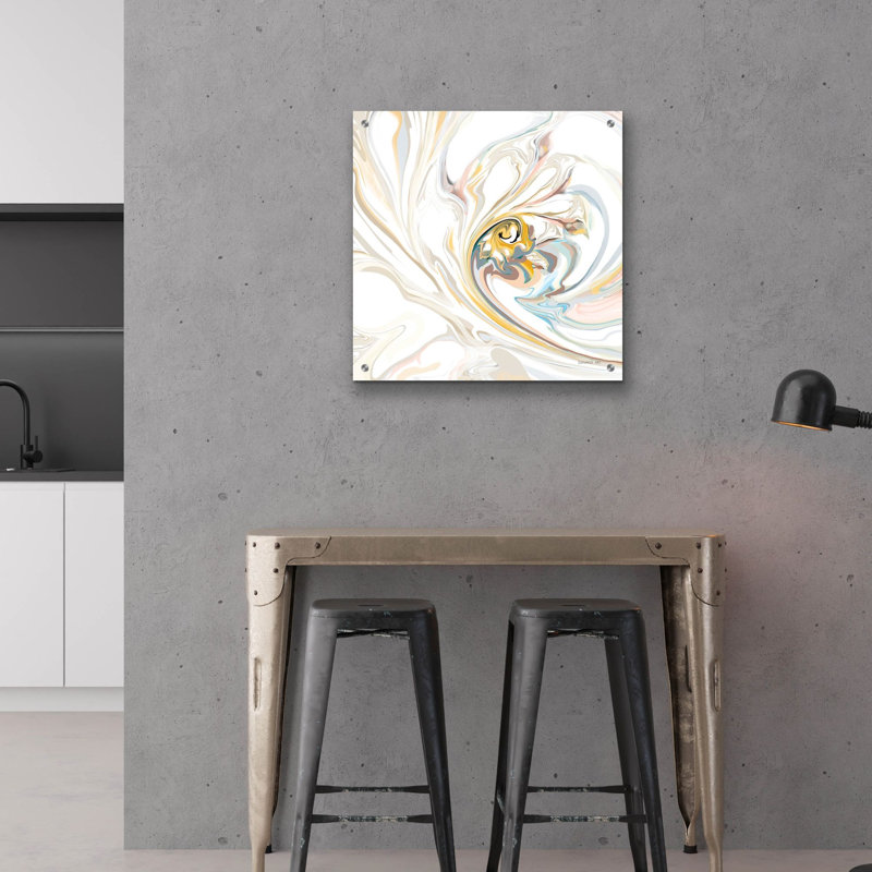 Art psychédélique neutre par Danhui Nai, H 24 po x l 24 po