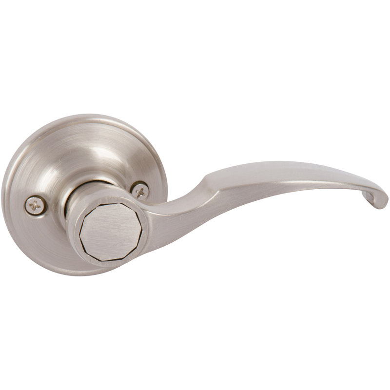 Callan Single Dummy Door Lever, Satin Nickel