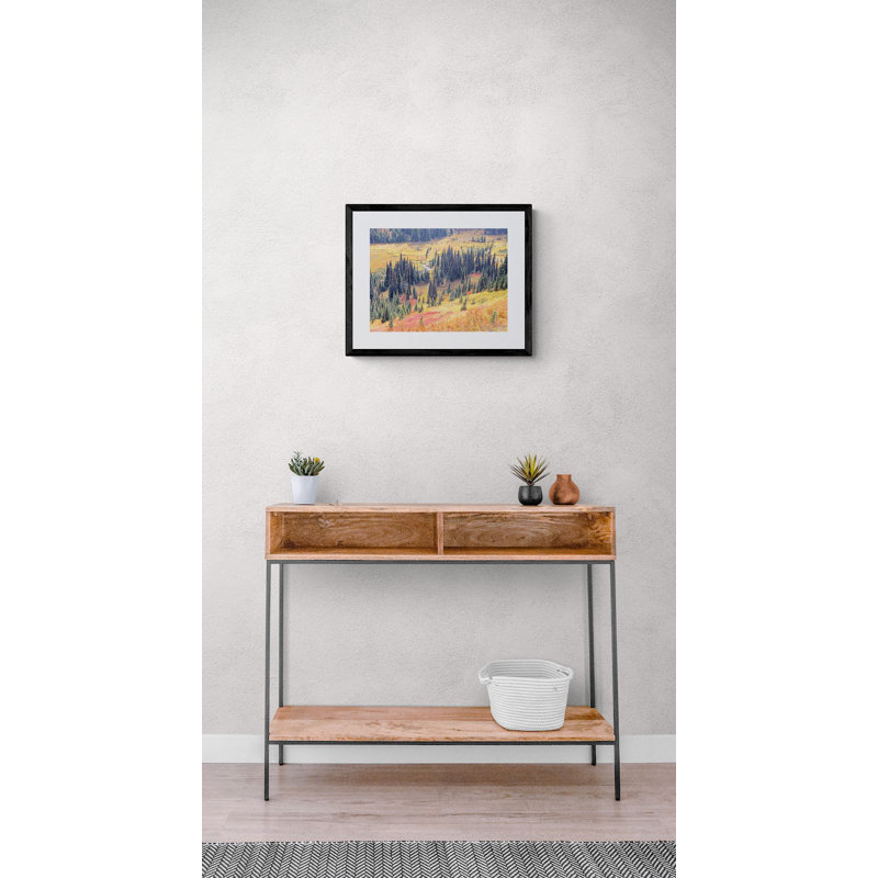 Autumn Colors In Paradise Valley. Mt. Rainier Print by Bruce Heinemann, Wrapped Canvas, 18" H x 24" W x 1.5" D