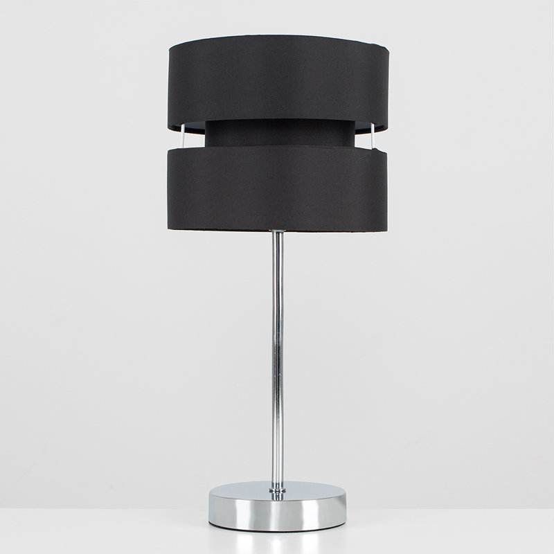 Halwarth Bedside Table Lamp, Black, LED Bulb