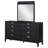 Traequan 8-drawer Dresser with Mirror Black