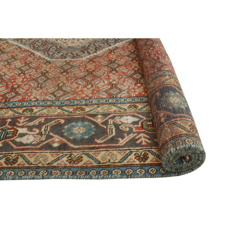 Tapis rouille finement vieilli Arezoo