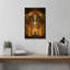 « Harley Design Art » de Flyland Designs, décoration murale en métal doré, 40,6 cm x 61 cm-1778887705