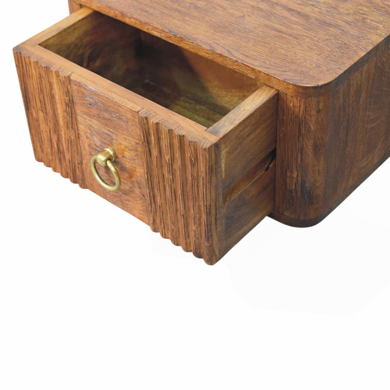 Table de chevet murale en bois massif Furniture