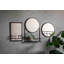 Gorman Iron Flat Wall Mirror with Shelves