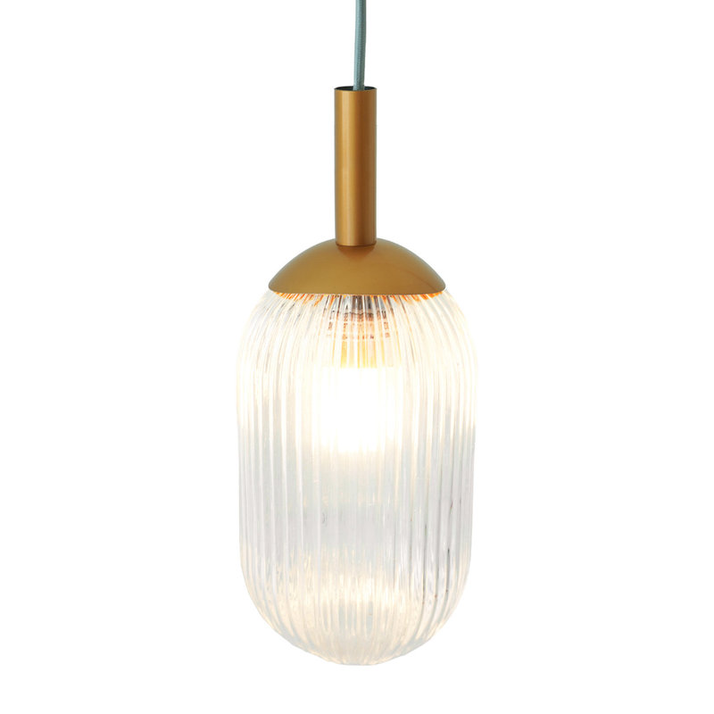 Luminaire suspendu Dover - bronze et transparent
