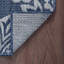 Tapis intérieur / extérieur bleu marine / gris clair Curvin-1981480438