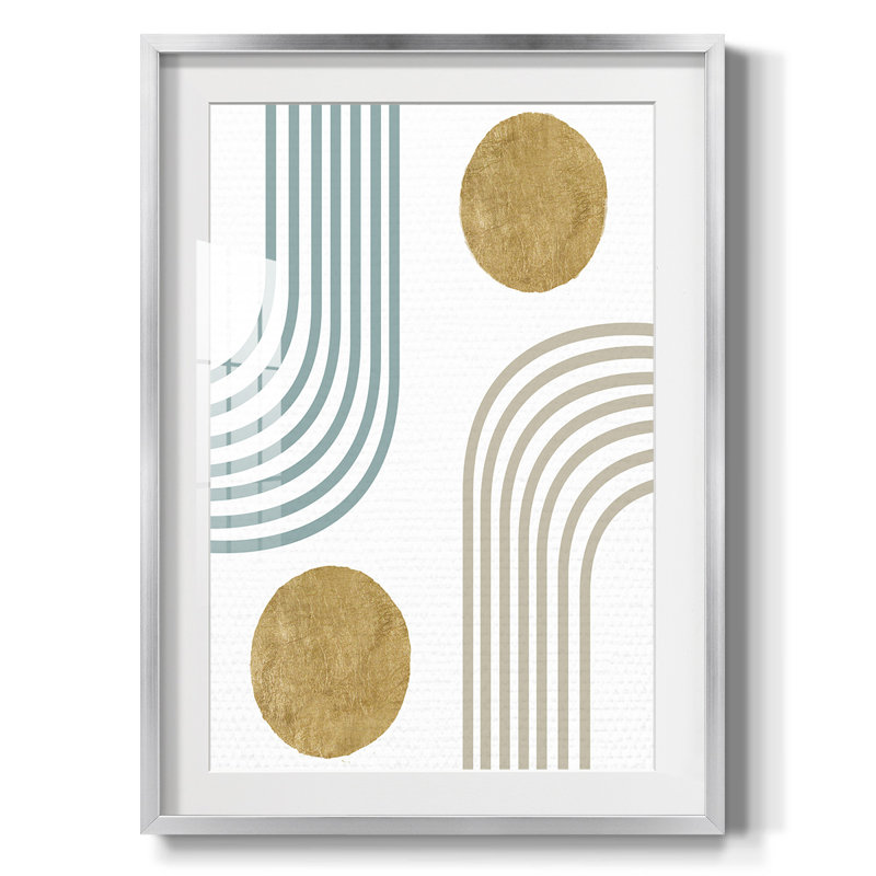 Millennium Arches -Framed Print, 28.5" H x 20.5" W, Silver