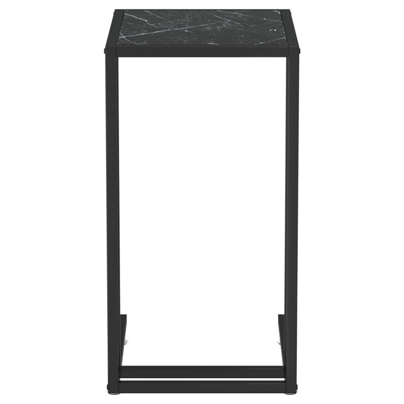 Irio Solid Wood End Table, Black